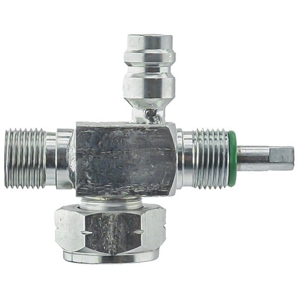 Truckair Valve - Svc No 8 Or Disch, Category: Service Valves, Sanden-Seltec-T/Cci, Fits: Tube-O Head, Shape 08-3493 - main
